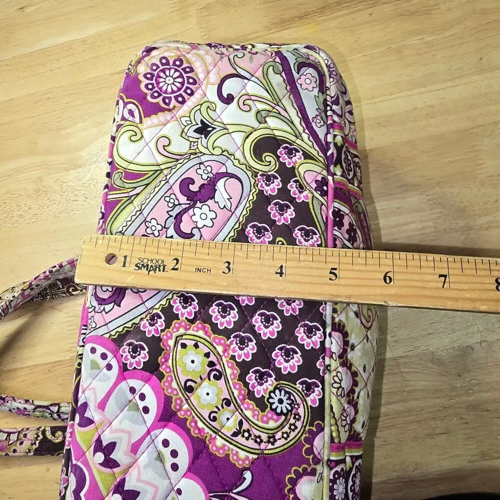 Retired Vera Bradley Very Berry Paisley Pattern Tote Bag Purse